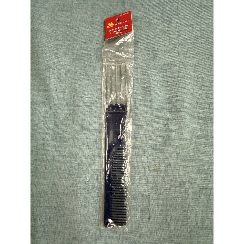 Vintage Marianna Professional Double Purpose Comb & Hair Styla NEW NOS